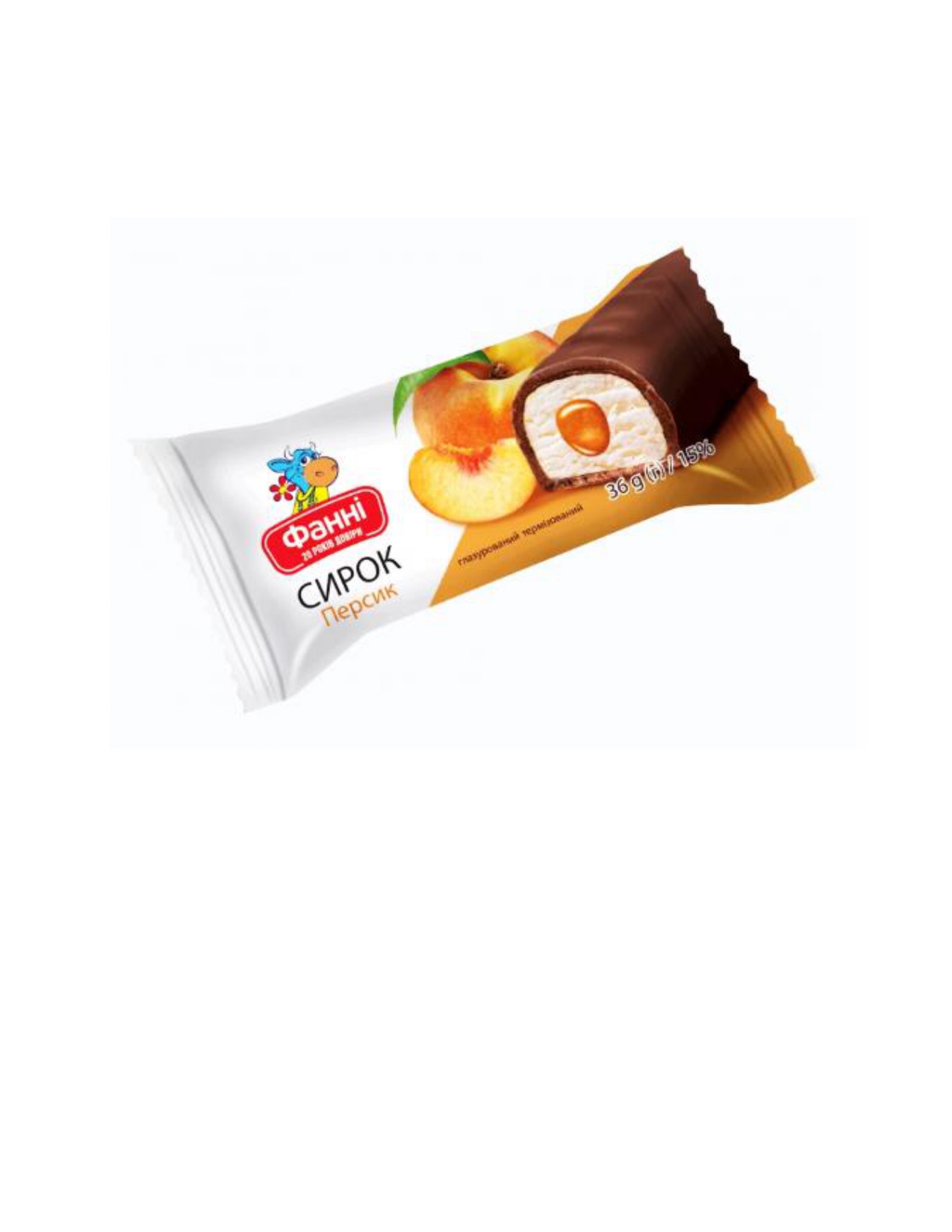 Сирок 15% ФАННІ з персиком